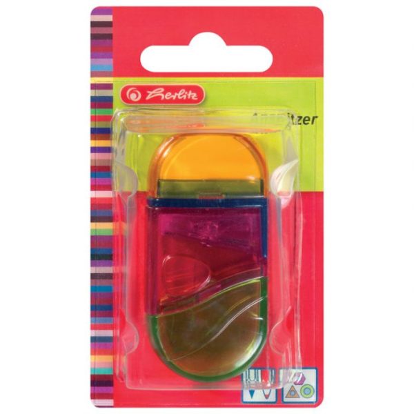 GUMICA I REZAČ PVC SA KUTIJOM  HERLITZ 10198612 BLISTER * DO ISTEKA ZALIHA