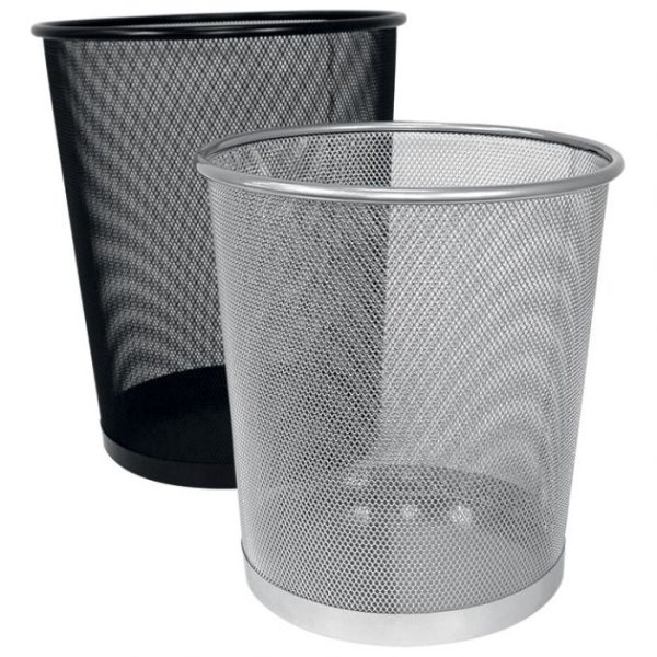 KORPA ZA PAPIR 18L METALNA ŽICA FI-23;29,5X34CM FORNAX 502 CRNA