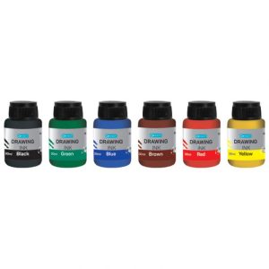 TUŠ ZA CRTANJE 30ML X 6BOJA C-30/6 CONNECT 3658