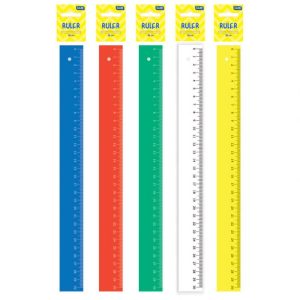 LENJIR PVC 30CM U BOJI EDUCA 3985 SORTIRANO BLISTER