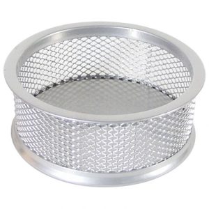 ČAŠA ZA SPAJALICE METALNA ŽICA FI-9,5XH-3,2CM LD01-199 FORNAX 4434 SREBRNA