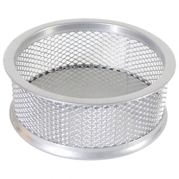 ČAŠA ZA SPAJALICE METALNA ŽICA FI-9,5XH-3,2CM LD01-199 FORNAX 4434 SREBRNA