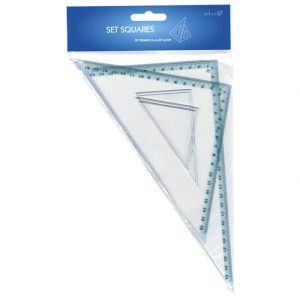 TROUGAO PVC 25CM (45° PLUS 60°) PK2 VELIKI EDUCA 9819 BLISTER