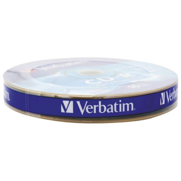 CD-R 700/80 52X EXTRA PROTECTION WRAP PK10 VERBATIM 43725