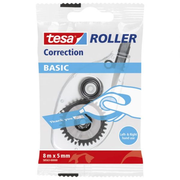 KOREKTOR ROLER 5MMX8M BOČNO BASIC TESA 58563 BLISTER