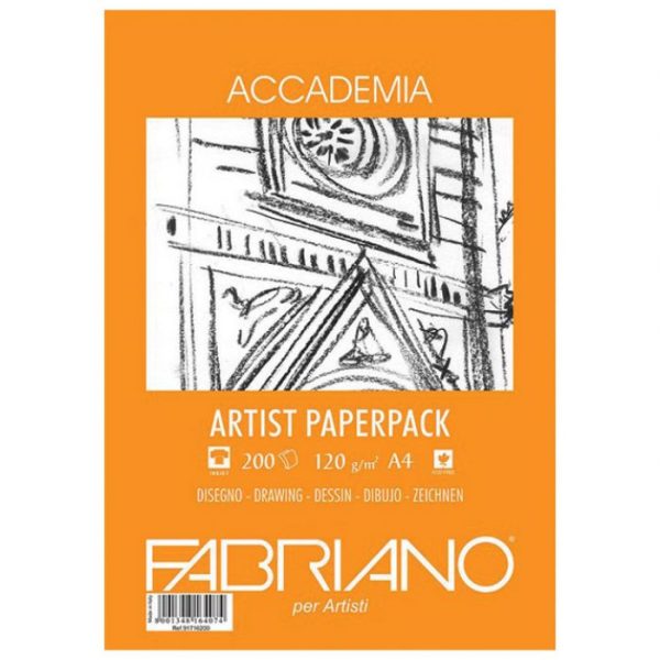 PAPIR ACCADEMIA A3 120G PK100 (NATURAL GRAIN/GRANA NATURALE) FABRIANO 50813120