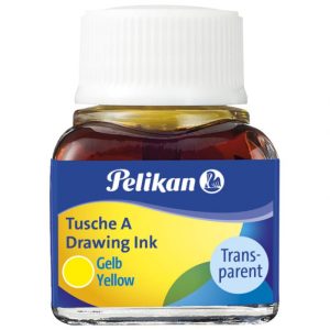 TUŠ ZA CRTANJE 10ML A 523  5 PELIKAN 201541 ŽUTI * DO ISTEKA ZALIHA