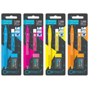 OLOVKA TEHNIČKA 0,5MM GRIP T-050 PLUS MINE PLUS GUMICA CONNECT 17937 SORTIRANO BLISTER