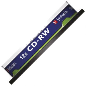 CD-RW 700/80  8X-12X SPINDL SILVER PK10 VERBATIM 43480