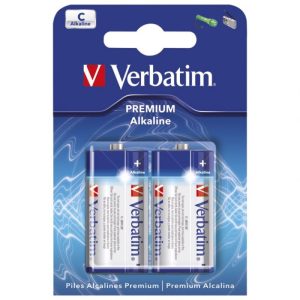 BATERIJA ALKALNA 1,5V C PK2 VERBATIM 49922 LR14 BLISTER