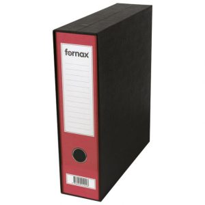 REGISTRATOR A4 ŠIROKI U CRNOJ KUTIJI PRESTIGE FORNAX 13462 CRVENI