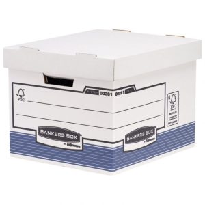 KUTIJA ARHIVSKA-KONTEJNER ZA ARHIVSKE KUTIJE STANDARD FELLOWES 0026101 BELO-PLAVA