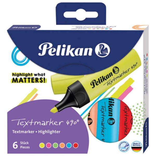 SIGNIR 490 PK6BOJA PELIKAN 814065 BLISTER