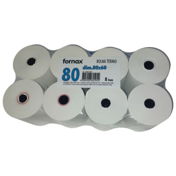 ROLNA TERMO 80MM (FI62MM) 60M PK8 (FORNAX)