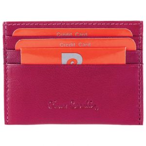KORICE KOŽNE ZA KARTICE 6MESTA SA PREGRADOM PIERRE CARDIN 2475TILAK42 TAMNO ROZE