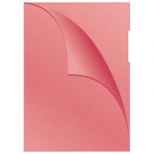 FASCIKLA „L“ U BOJI 120MY PP A4 MAT PK100 Q-CONNECT DONAU KF00306 CRVENA