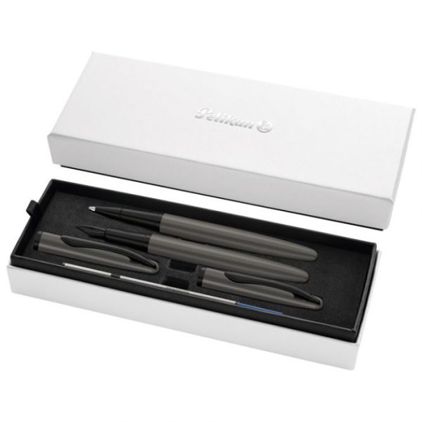SET NALIVPERO PLUS ROLER JAZZ NOBLE ELEGANCE PLUS POKLON KUTIJA G25 PELIKAN 826945 SIVI