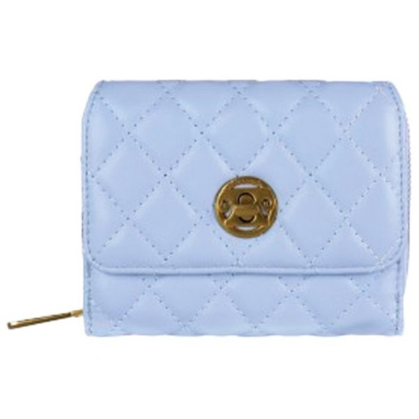 NOVČANIK EKO-KOŽA ŽENSKI MANJI 1KOPČA PIERRE CARDIN 1241MISS12 PASTELNO PLAVI (BLU)