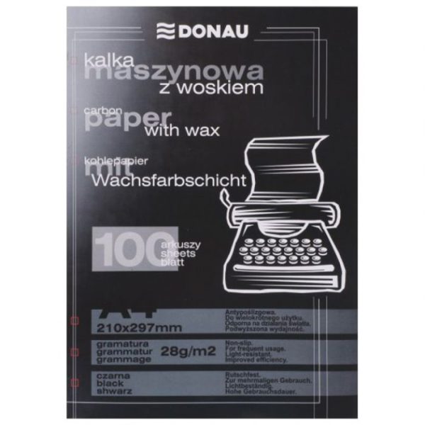 INDIGO MAŠINSKI A4 PK100 DONAU 1922100PL-01 CRNI