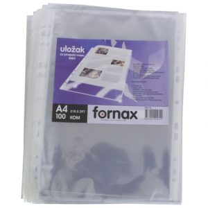 FASCIKLA ULOŽNA A4  50MY PP SJAJNA PK100 FORNAX 24787