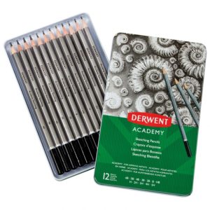 OLOVKA GRAFITNA 5H-6B U METALNOJ KUTIJI  ACADEMY PK12 DERWENT 2301946 BLISTER * DO ISTEKA ZALIHA