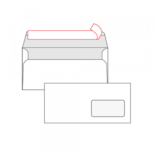 Koverta ameriken DP 11×23 (1/1000)
