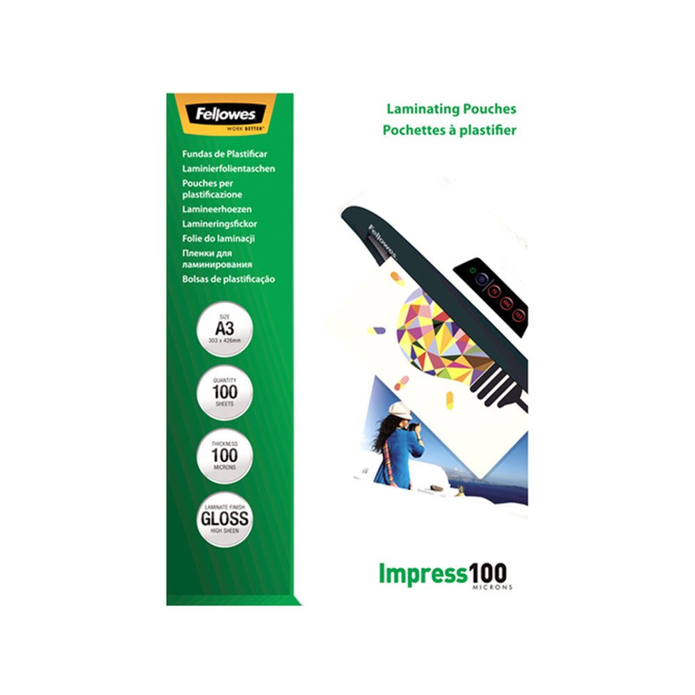 Folija za plastifikaciju FELLOWES 5351205 – A3 100 mic
