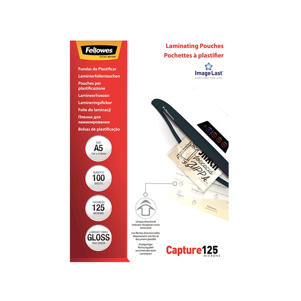 Folija za plastifikaciju FELLOWES 5307302 – A5 125 mic