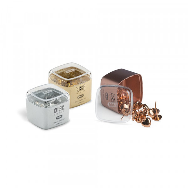Čiode MAS Cubbie srce Rose Gold 1/20 131803
