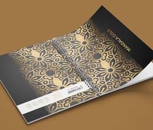 Sveska A4 Mandala gold spirala dikto 100l (HL)