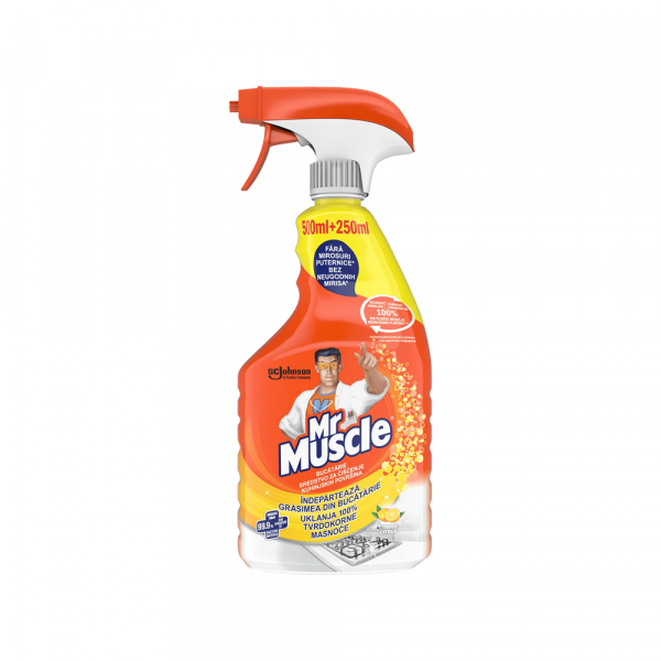 Mr.Muscle za kuhinjske površine limun 750ml