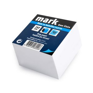Blok za beleške 7x7cm MARK 600 lista, lajmovan 060206